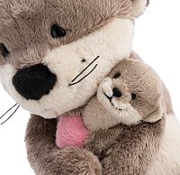 NICI plyš Vydra 20 cm s mládětem 6 cm - Little & Me