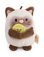 NICI plyš MyMochi Siamská kočka Siamy 8 cm s tenisovým míčkem a kostýmem, dárkové balení