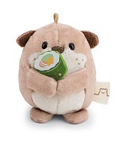 NICI plyš MyMochi Vydra Jiro 8 cm se sushi a kostýmem šéfkuchaře, dárkové balení