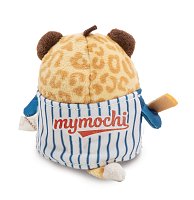 NICI plyš MyMochi Leopard Ichiro 8 cm s míčkem a kostýmem baseballového hráče, dárkové balení