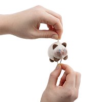 NICI MyMochi přívěsek Siamská kočka Siamy 5 cm, ležící
