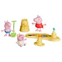 HASBRO - Prasátko Peppa Pig sourozenci na pláži