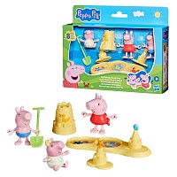 HASBRO - Prasátko Peppa Pig sourozenci na pláži