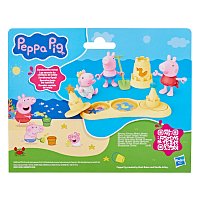 HASBRO - Prasátko Peppa Pig sourozenci na pláži