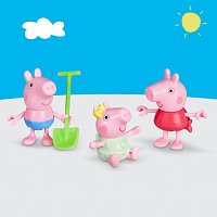 HASBRO - Prasátko Peppa Pig sourozenci na pláži