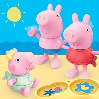 HASBRO - Prasátko Peppa Pig sourozenci na pláži