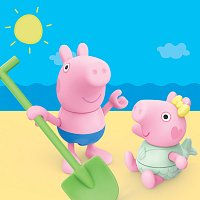 HASBRO - Prasátko Peppa Pig sourozenci na pláži
