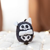 NICI přívěsek MyMochi Zajíček Piboo kostlivec, 5 cm