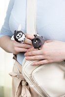 NICI přívěsek MyMochi Zajíček Piboo kostlivec, 5 cm