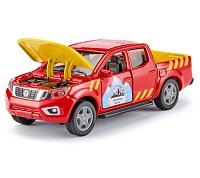 SIKU Super - Horská záchraná služba Nissan Navara s vrtulníkem