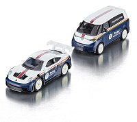 SIKU Super - VW ID Buzz s Porsche 911 GT3 RS
