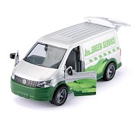 SIKU Super - VW T6 s přívěsem a zahradním traktorem