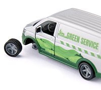 SIKU Super - VW T6 s přívěsem a zahradním traktorem
