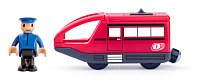 Modern Battery powered locomotive - red