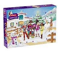 Adventní kalendář Schleich 2026 Horse Club - Vyjížďka zimní říší divů