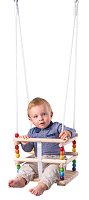 Toddlers wooden swing