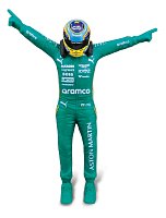 Bburago - RACE Formula F1 s figurkou jezdce, Aston Martin AMR25.2025, 14 Fernando Alonso,1:24