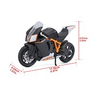 Bburago - CYCLE, Motocykl KTM 1190 RC8 R, 1:18