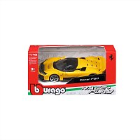 Bburago - RACE+PLAY, Ferrari F80, žlutá, 1:43