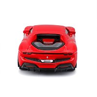 Bburago - RACE+PLAY, Ferrari 296 GTB, červená, 1:43