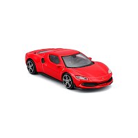 Bburago - RACE+PLAY, Ferrari 296 GTB, červená, 1:43