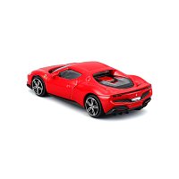 Bburago - RACE+PLAY, Ferrari 296 GTB, červená, 1:43