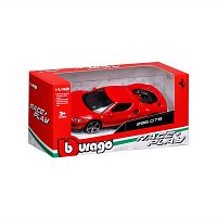 Bburago - RACE+PLAY, Ferrari 296 GTB, červená, 1:43