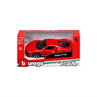 Bburago - RACE+PLAY, Ferrari 296 GTB, červená, 1:43