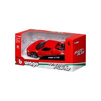 Bburago - RACE+PLAY, Ferrari 296 GTB, červená, 1:43