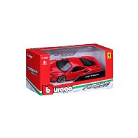 Bburago - RACE+PLAY, Ferrari F8 Tributo, červená, 1:43