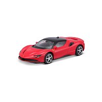 Bburago - RACE+PLAY, Ferrari SF90 Stradale, červená, 1:43