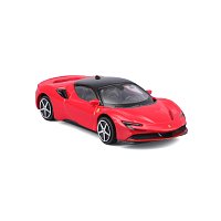 Bburago - RACE+PLAY, Ferrari SF90 Stradale, červená, 1:43