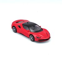 Bburago - RACE+PLAY, Ferrari SF90 Stradale, červená, 1:43