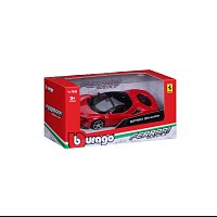 Bburago - RACE+PLAY, Ferrari SF90 Stradale, červená, 1:43