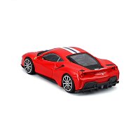 Bburago - RACE+PLAY, Ferrari 488 Pista, červená, 1:43