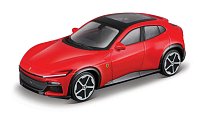Bburago - RACE+PLAY, Ferrari Purosangue, červená, 1:43