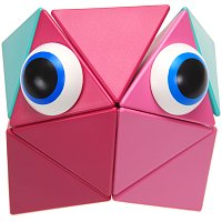 Stavebnice Trido - Flamingo Small, 12 dílků