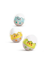 Happy Hatchlings – Sada kolébajících chrastítek, 3 ks