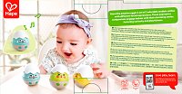 Happy Hatchlings – Sada kolébajících chrastítek, 3 ks