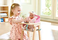 Dřevěná jídelní židlička pro panenky Sweet Treats