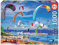 Puzzle 1000 dielikov - Kitesurfing