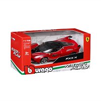 Bburago - RACE+PLAY, Ferrari FXX K, červená, 1:43