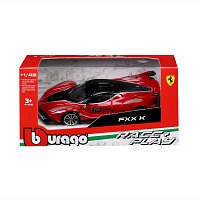 Bburago - RACE+PLAY, Ferrari FXX K, červená, 1:43