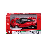 Bburago - RACE+PLAY, Ferrari LaFerrari, červená, 1:43