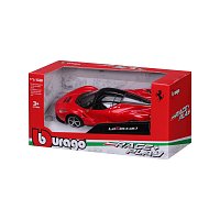 Bburago - RACE+PLAY, Ferrari LaFerrari, červená, 1:43