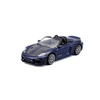 Bburago - STREET FIRE, Porsche 718 Spyder RS 2024, modrá, 1:43