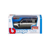 Bburago - STREET FIRE, Land Rover Defender 110, zelená metalíza, 1:43