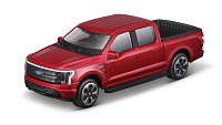 Bburago - STREET FIRE, 2022 Ford F-150 Lightning, červená metalíza, 1:43