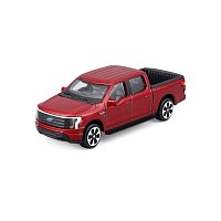Bburago - STREET FIRE, 2022 Ford F-150 Lightning, červená metalíza, 1:43