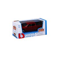 Bburago - STREET FIRE, 2022 Ford F-150 Lightning, červená metalíza, 1:43